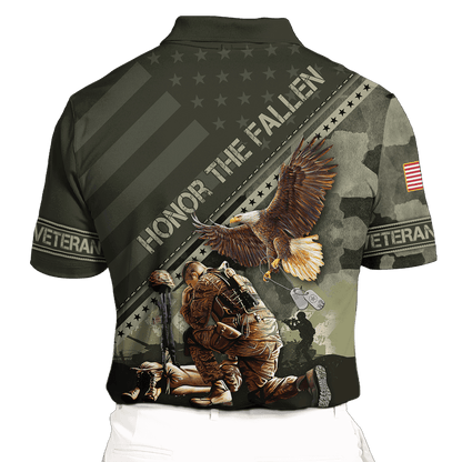 US Veteran - Eagle Honor The Fallen 3D All Over Printed Unisex Shirts MH08082202 - VET , Gifts for veterans