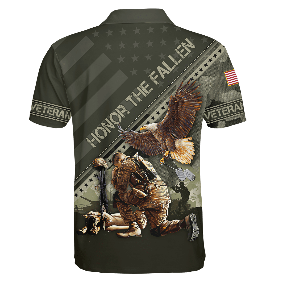 US Veteran - Eagle Honor The Fallen 3D All Over Printed Unisex Shirts MH08082202 - VET , Gifts for veterans