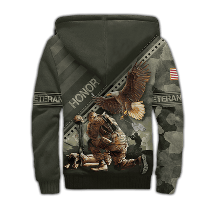 US Veteran - Eagle Honor The Fallen 3D All Over Printed Unisex Shirts MH08082202 - VET , Gifts for veterans
