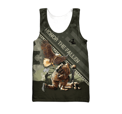 US Veteran - Eagle Honor The Fallen 3D All Over Printed Unisex Shirts MH08082202 - VET , Gifts for veterans