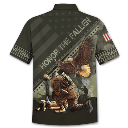 US Veteran - Eagle Honor The Fallen 3D All Over Printed Unisex Shirts MH08082202 - VET , Gifts for veterans