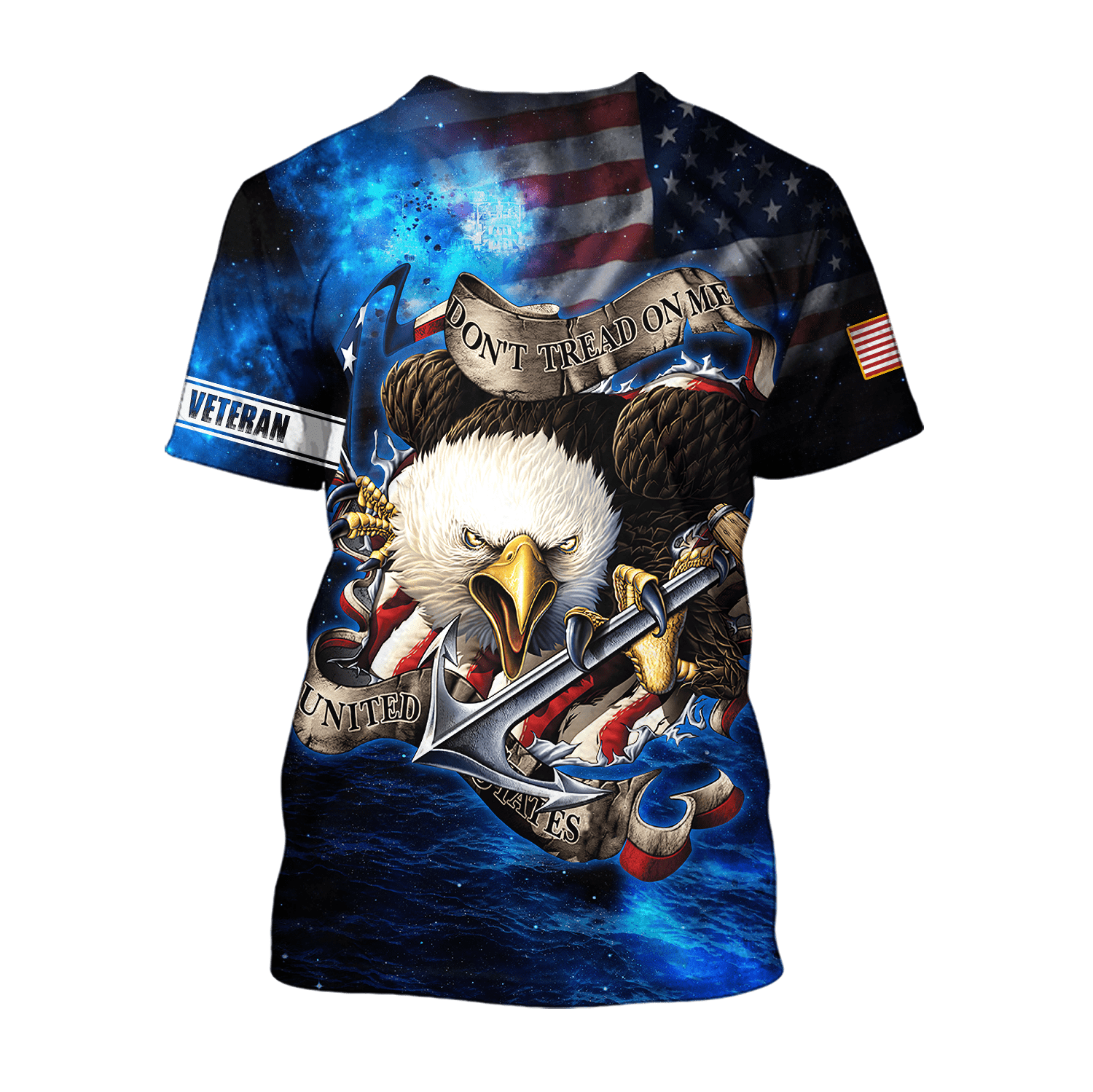 Don't Tread On Me - Veteran Polo Shirt - MON08082201-VET , Gifts for veterans