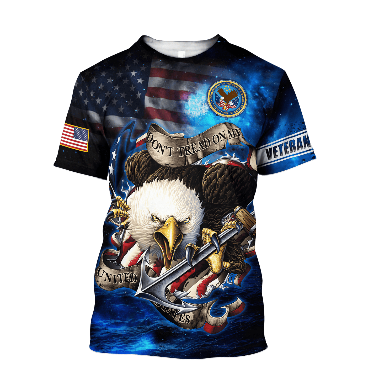 Don't Tread On Me - Veteran Polo Shirt - MON08082201-VET , Gifts for veterans