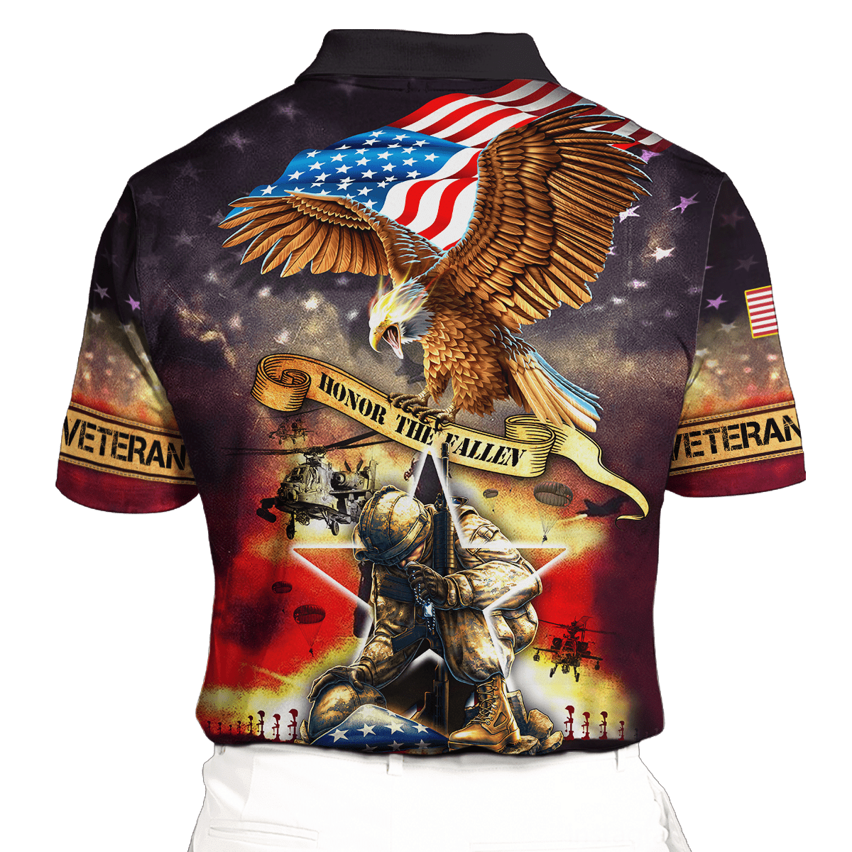 Honor The Fallen - Eagle U.S Veteran Unisex Shirts MH09082201 - VET , Gifts for veterans
