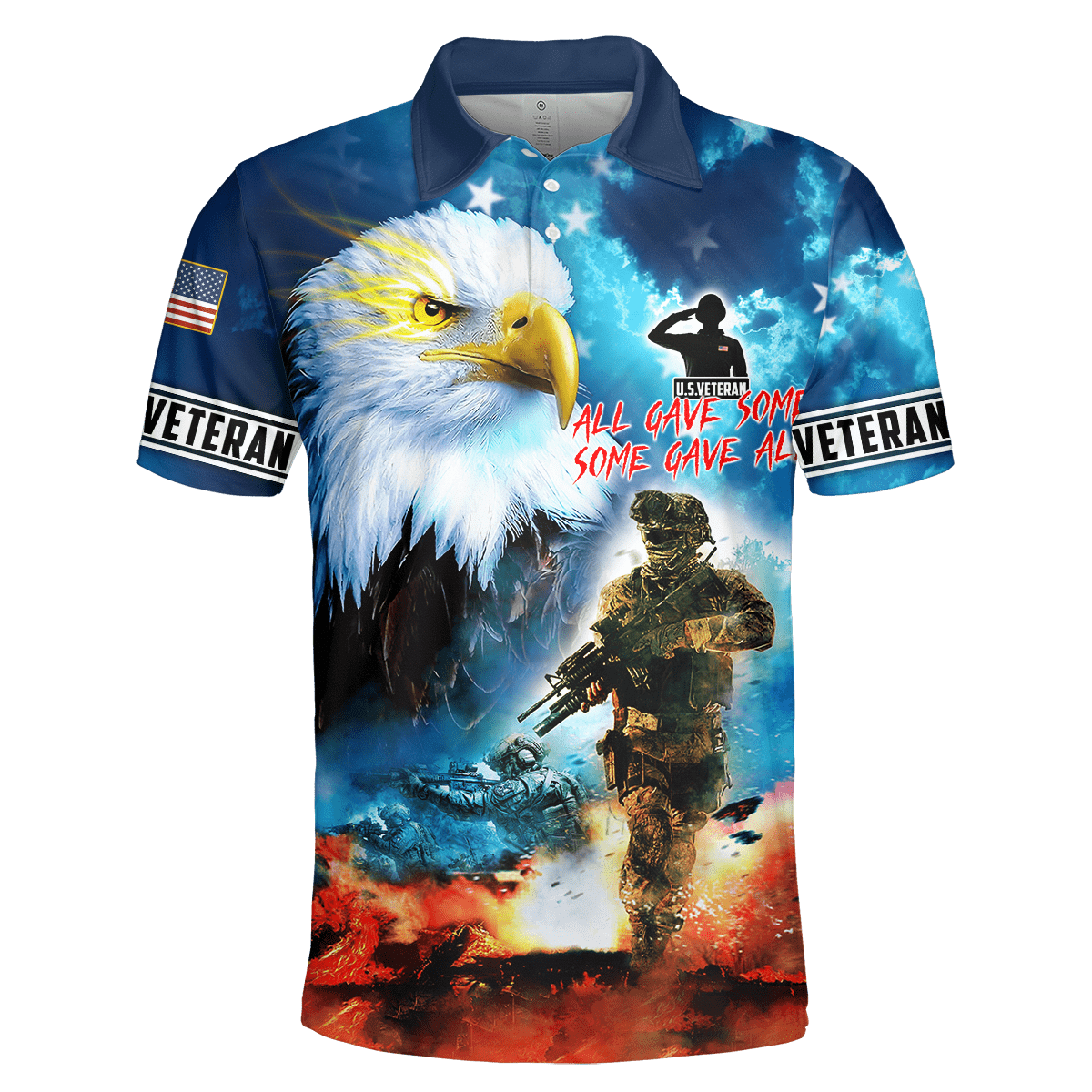 All Gave Some Some Gave All - Eagle U.S Veteran Unisex Shirts MH09082202 - VET , Gifts for veterans