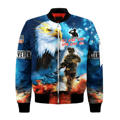 All Gave Some Some Gave All - Eagle U.S Veteran Unisex Shirts MH09082202 - VET , Gifts for veterans