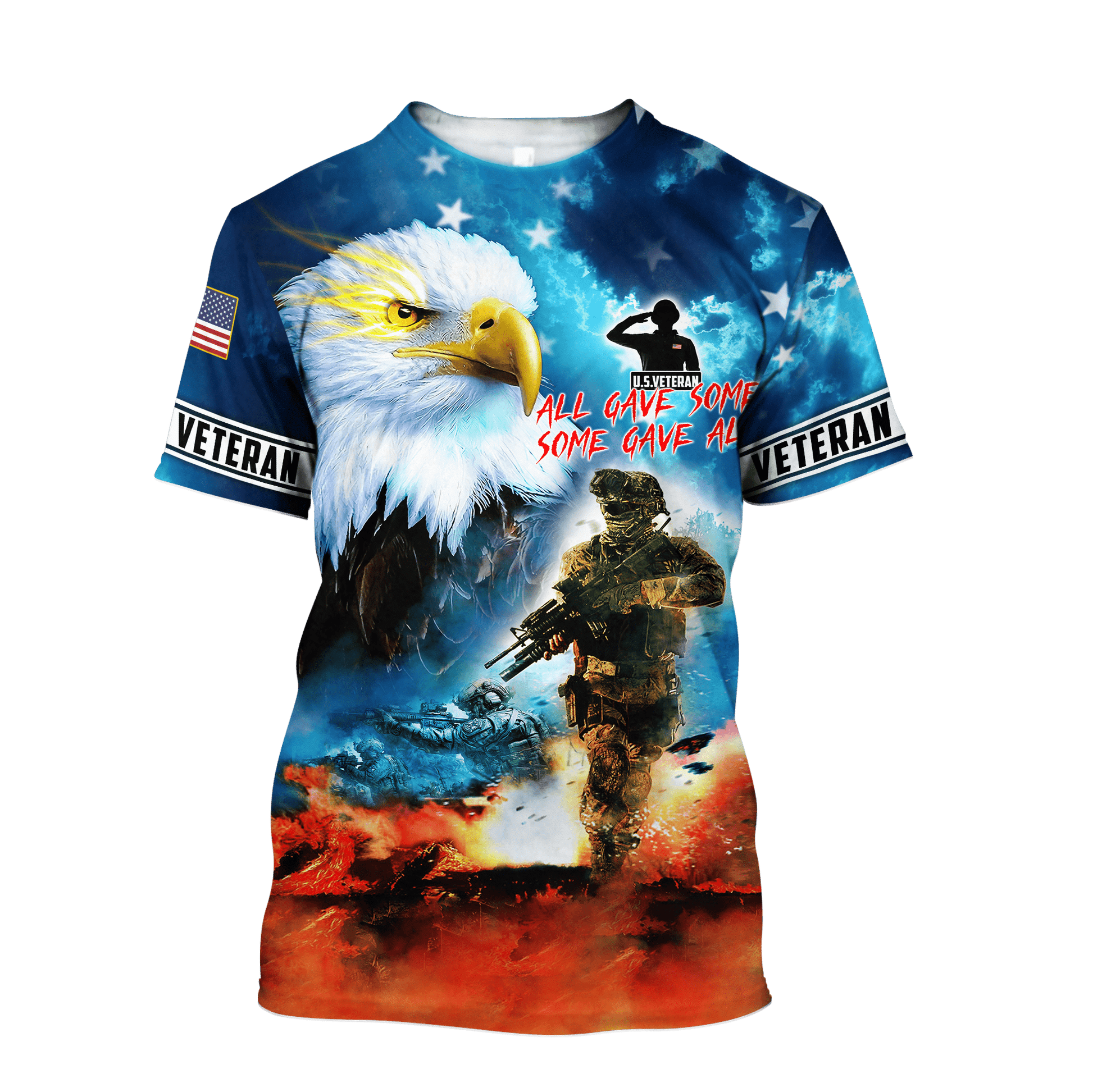 All Gave Some Some Gave All - Eagle U.S Veteran Unisex Shirts MH09082202 - VET , Gifts for veterans