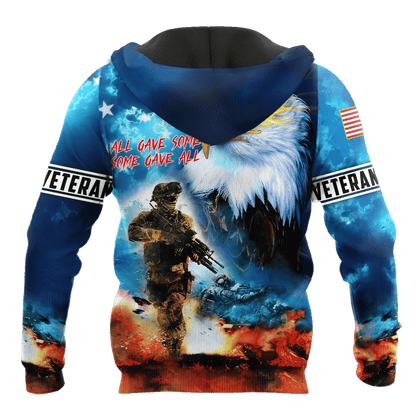 All Gave Some Some Gave All - Eagle U.S Veteran Unisex Shirts MH09082202 - VET , Gifts for veterans