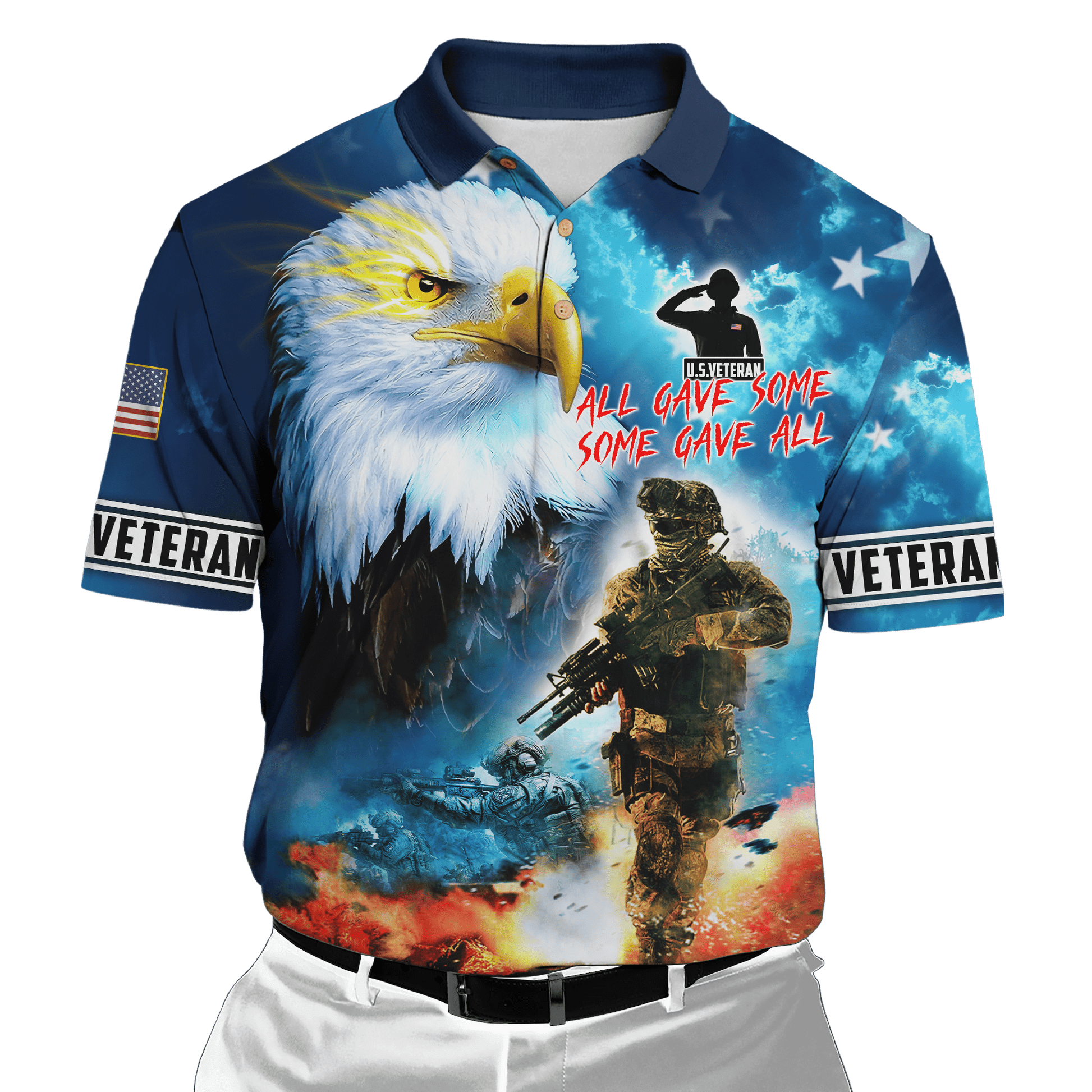 All Gave Some Some Gave All - Eagle U.S Veteran Unisex Shirts MH09082202 - VET , Gifts for veterans