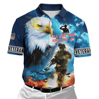 All Gave Some Some Gave All - Eagle U.S Veteran Unisex Shirts MH09082202 - VET , Gifts for veterans