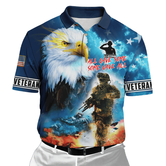 All Gave Some Some Gave All - Eagle U.S Veteran Unisex Shirts MH09082202 - VET , Gifts for veterans