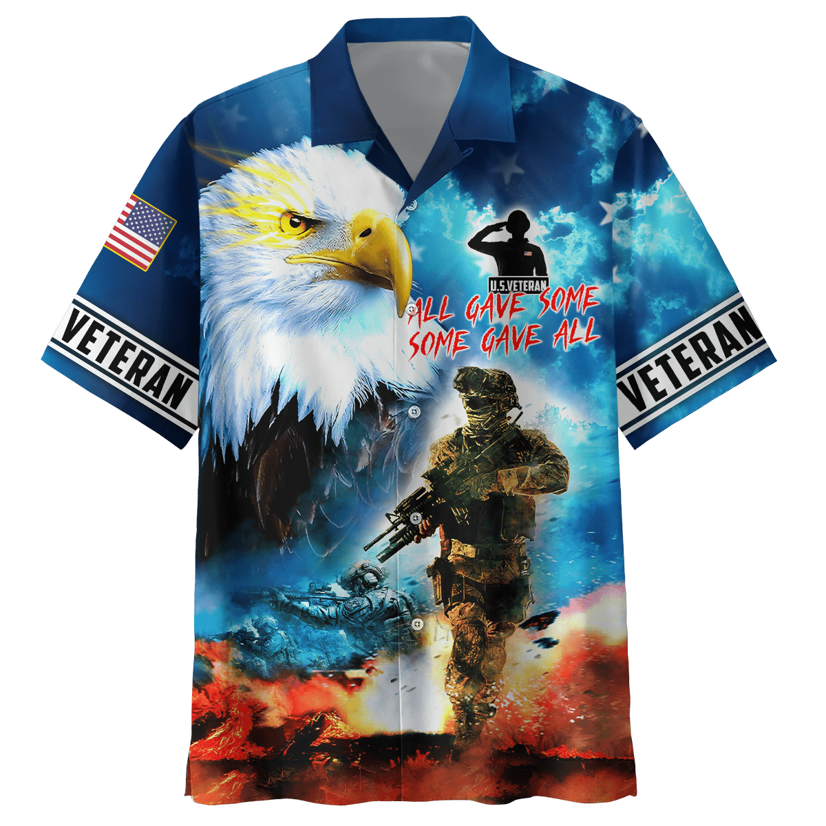 All Gave Some Some Gave All - Eagle U.S Veteran Unisex Shirts MH09082202 - VET , Gifts for veterans