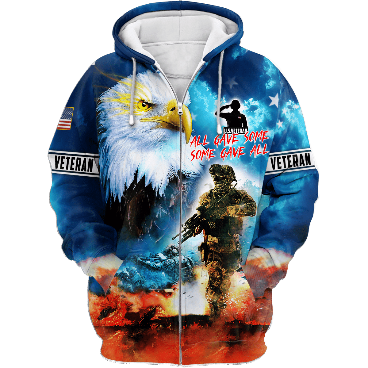 All Gave Some Some Gave All - Eagle U.S Veteran Unisex Shirts MH09082202 - VET , Gifts for veterans