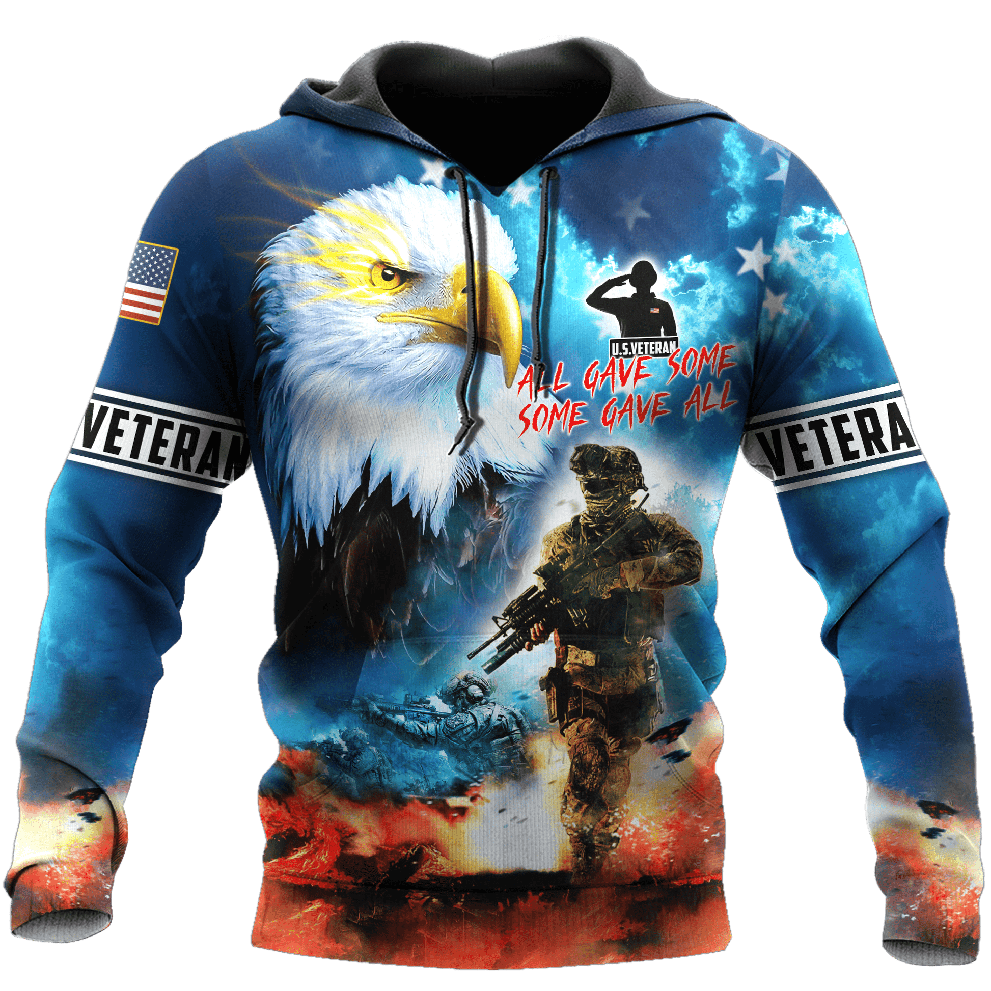 All Gave Some Some Gave All - Eagle U.S Veteran Unisex Shirts MH09082202 - VET , Gifts for veterans