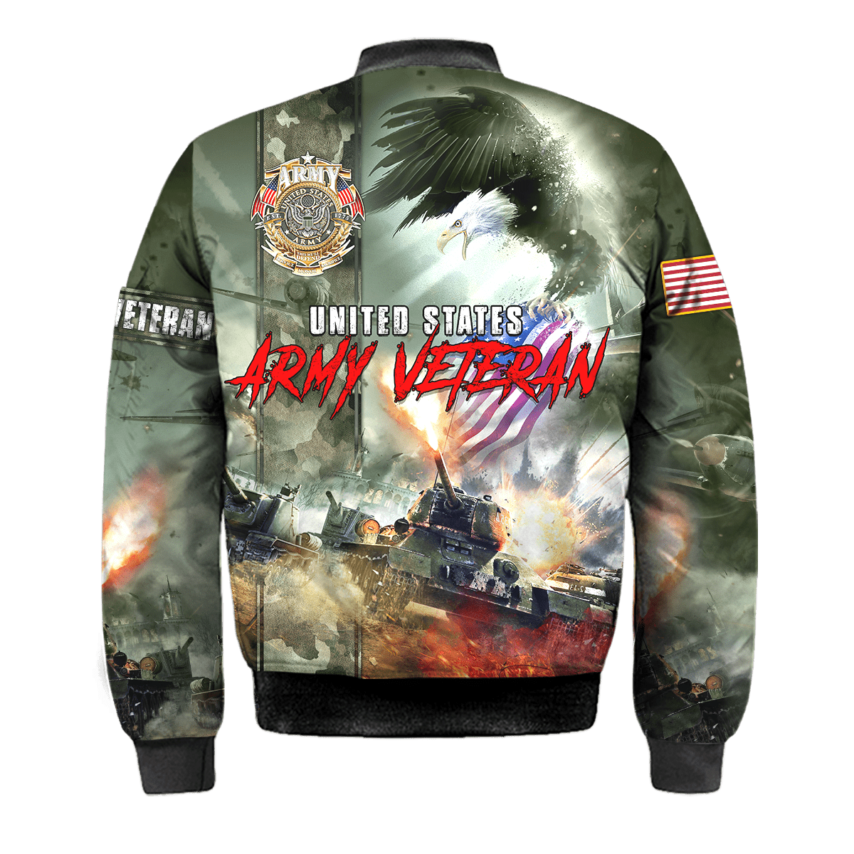 U.S Army Veteran Eagle Unisex Shirts MON08082202-AM , Gifts for veterans