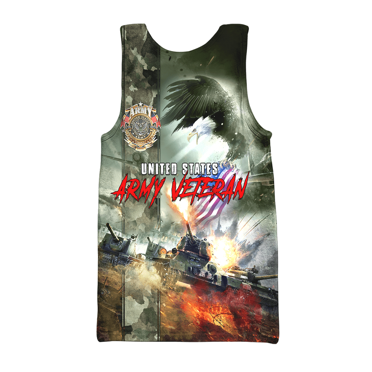 U.S Army Veteran Eagle Unisex Shirts MON08082202-AM , Gifts for veterans