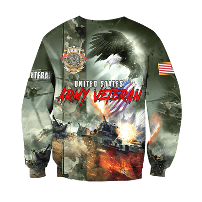 U.S Army Veteran Eagle Unisex Shirts MON08082202-AM , Gifts for veterans
