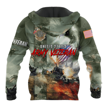 U.S Army Veteran Eagle Unisex Shirts MON08082202-AM , Gifts for veterans