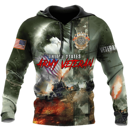 U.S Army Veteran Eagle Unisex Shirts MON08082202-AM , Gifts for veterans