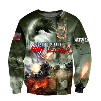 U.S Army Veteran Eagle Unisex Shirts MON08082202-AM , Gifts for veterans