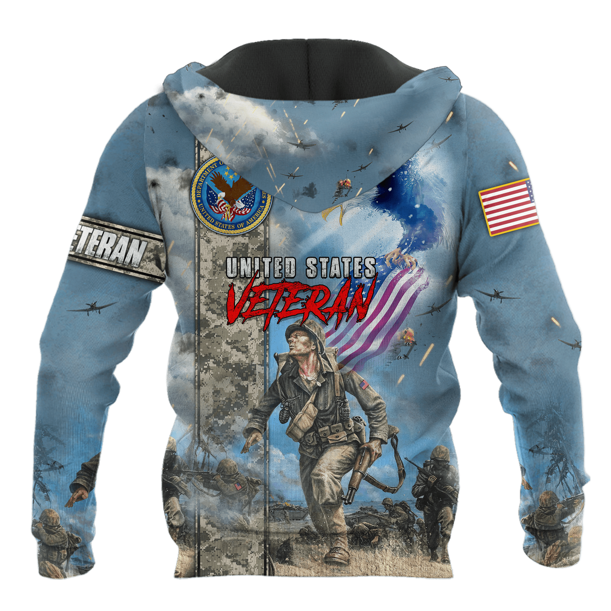 Apparel VETERAN POLO SHIRT - MON08082203-VET , Gifts for veterans