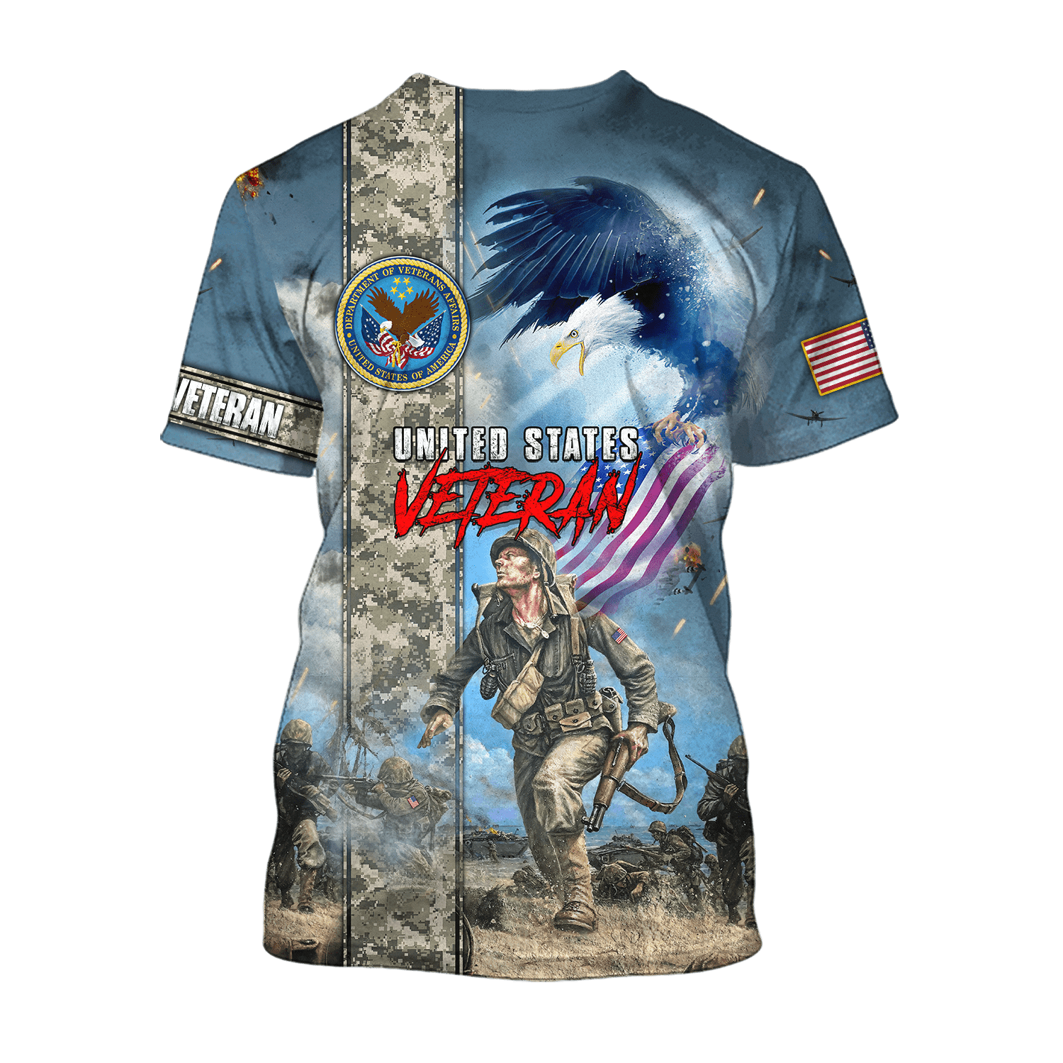 Apparel VETERAN POLO SHIRT - MON08082203-VET , Gifts for veterans