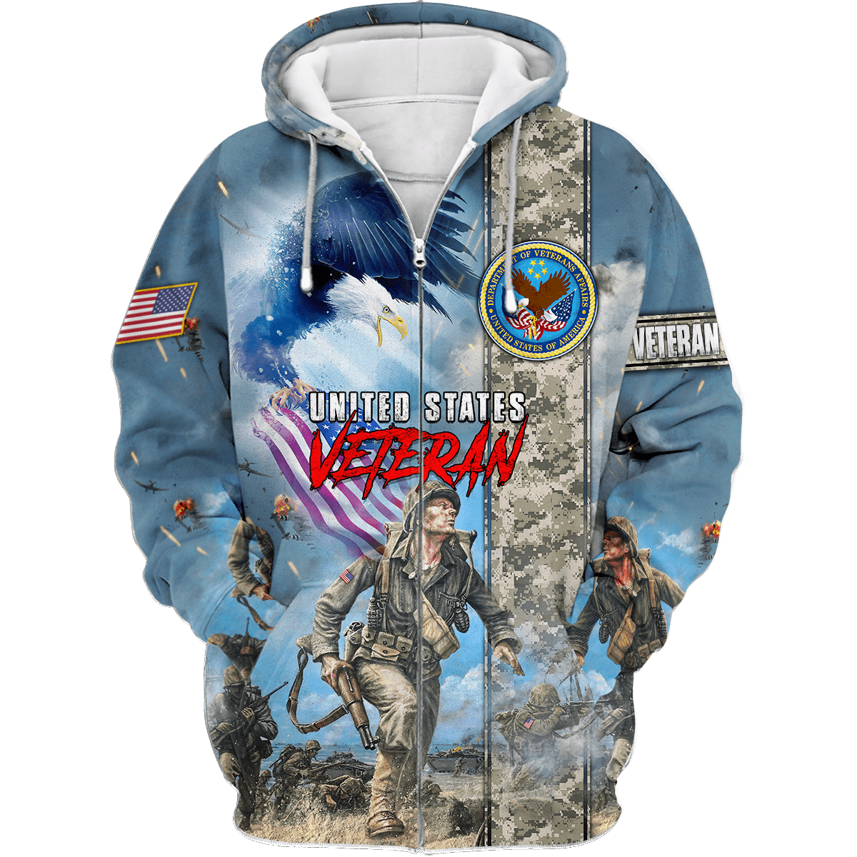 Apparel VETERAN POLO SHIRT - MON08082203-VET , Gifts for veterans