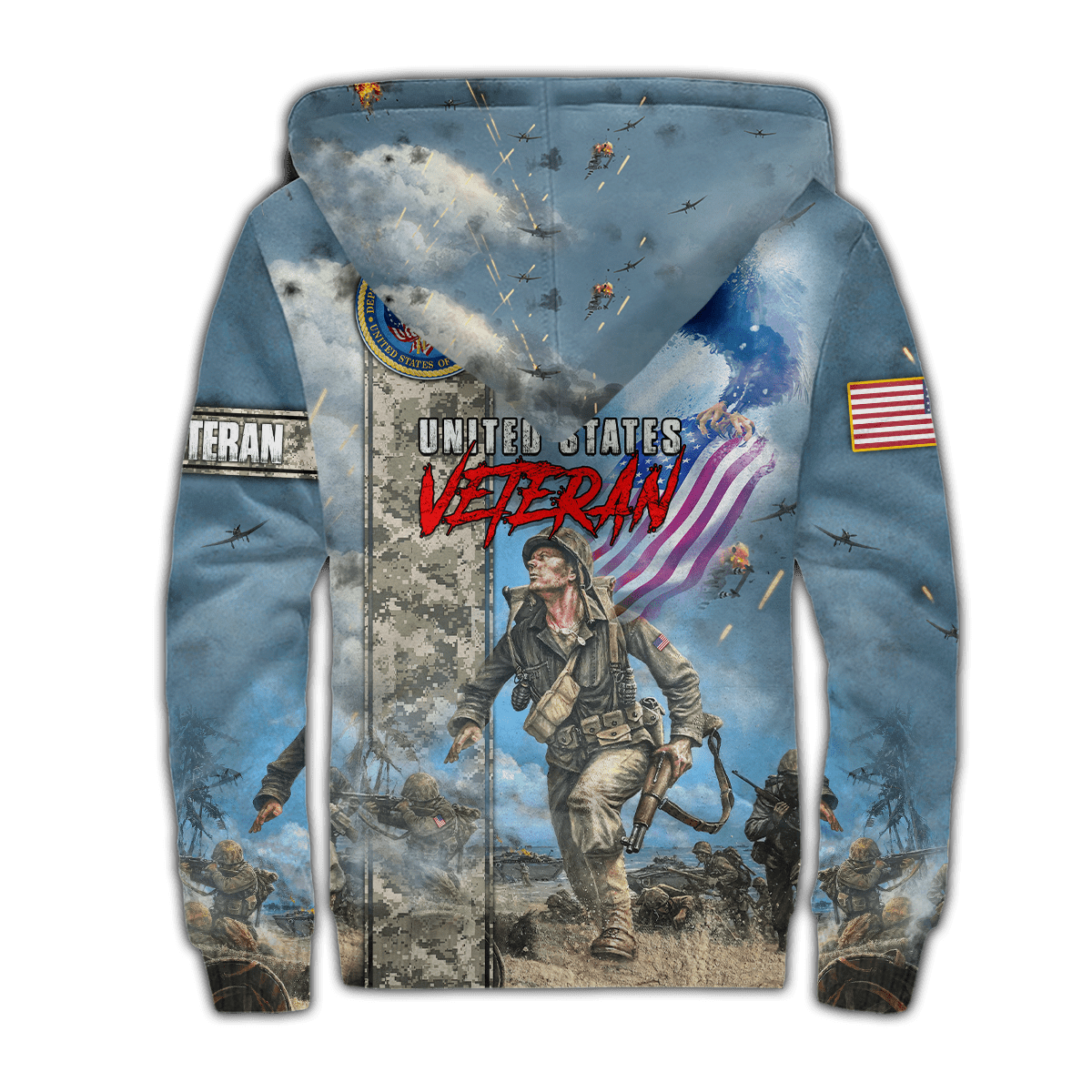 Apparel VETERAN POLO SHIRT - MON08082203-VET , Gifts for veterans