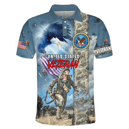 Apparel VETERAN POLO SHIRT - MON08082203-VET , Gifts for veterans