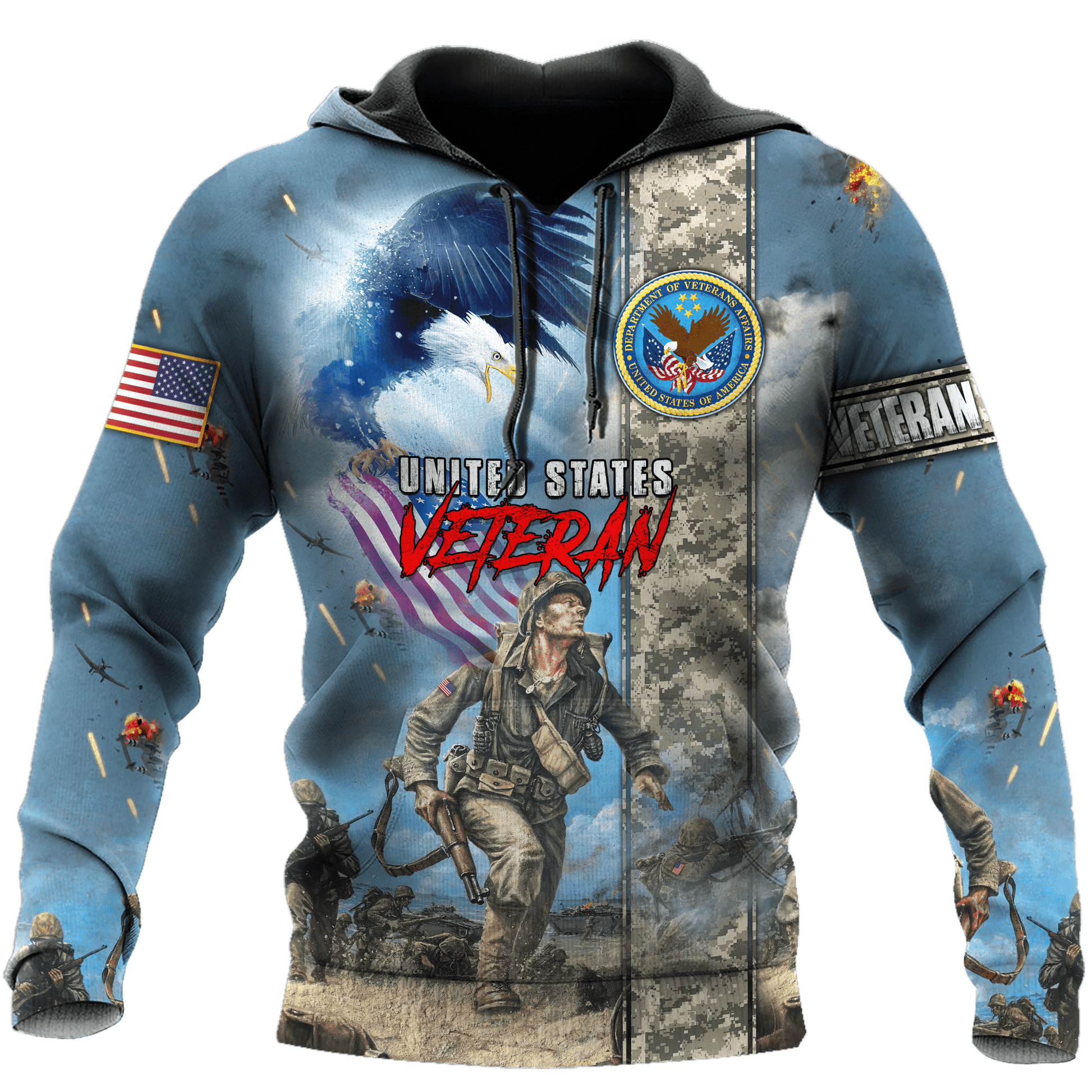 Apparel VETERAN POLO SHIRT - MON08082203-VET , Gifts for veterans
