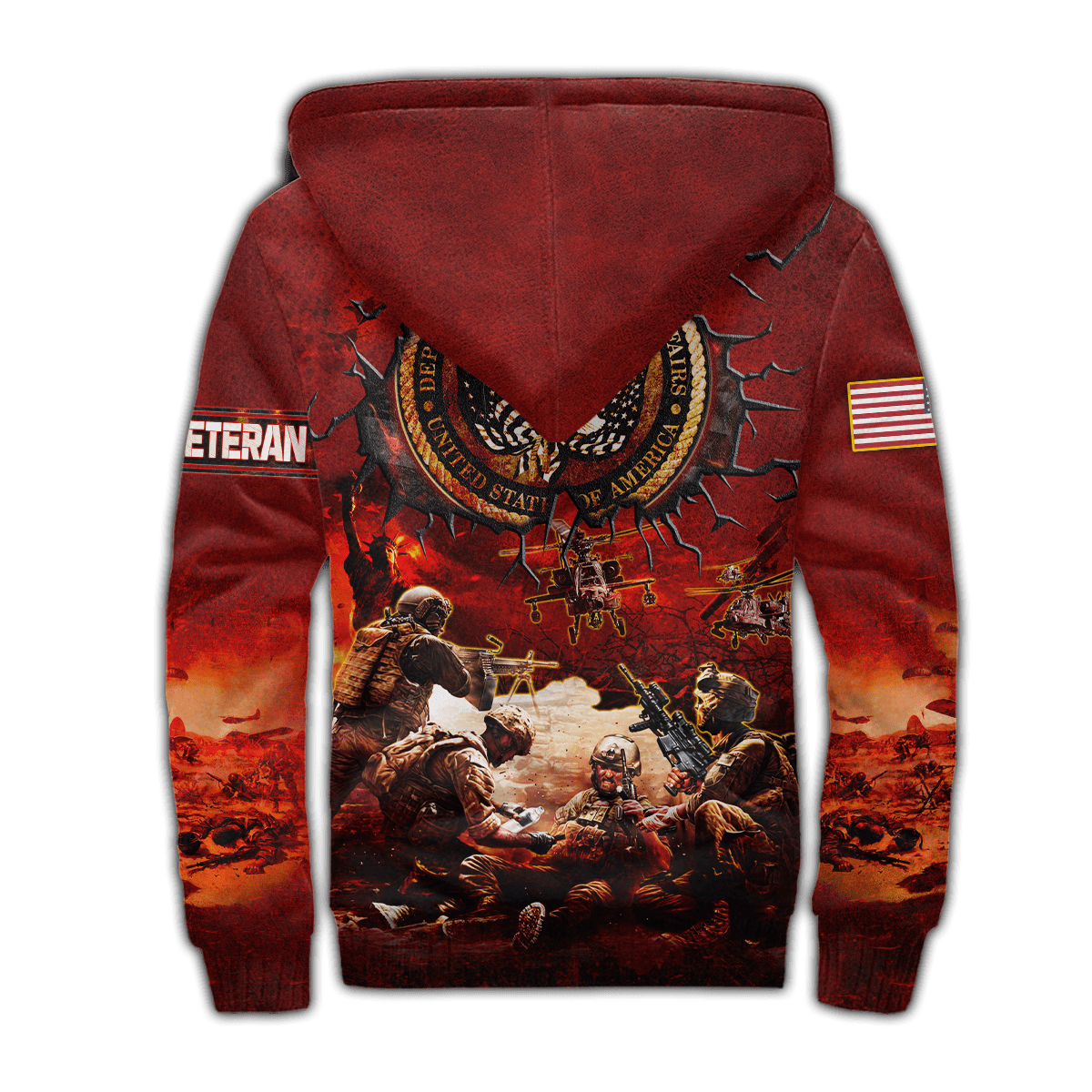 U.S Veterans Unisex Hawaiia Shirts MON09082201-VET , Gifts for veterans