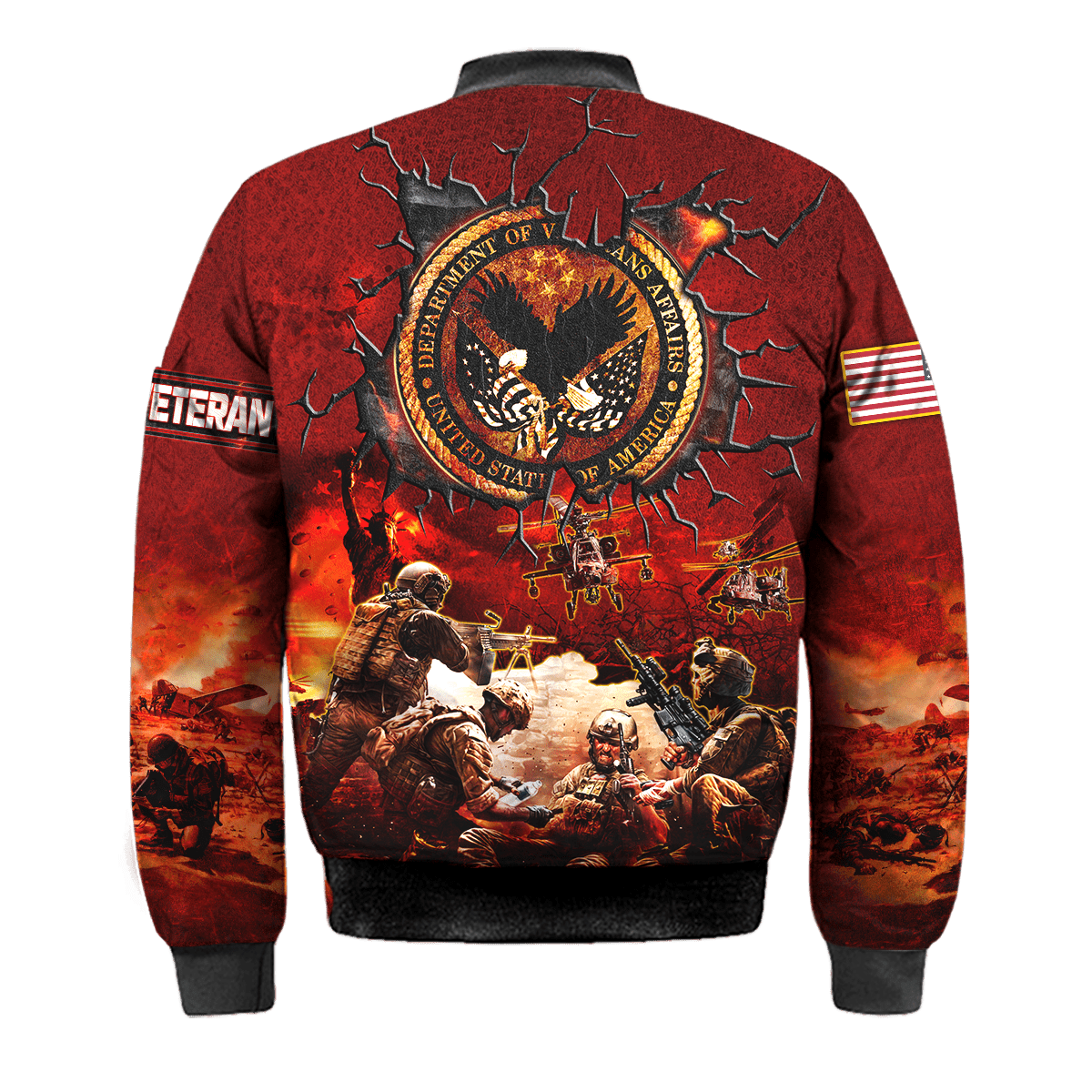 U.S Veterans Unisex Hawaiia Shirts MON09082201-VET , Gifts for veterans