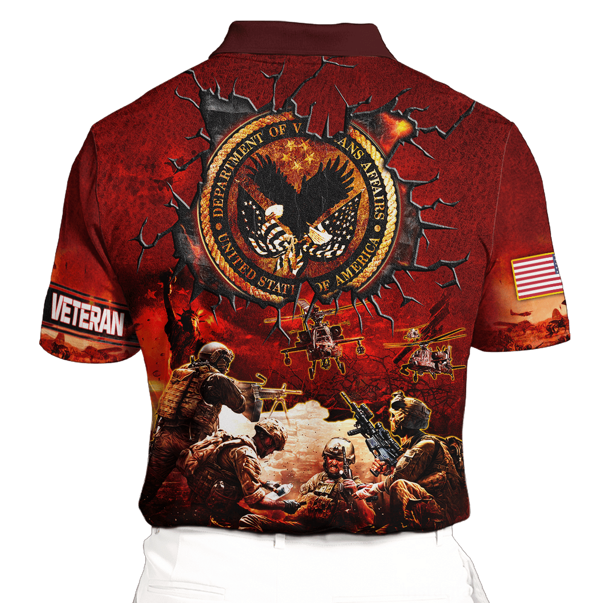 U.S Veterans Unisex Hawaiia Shirts MON09082201-VET , Gifts for veterans