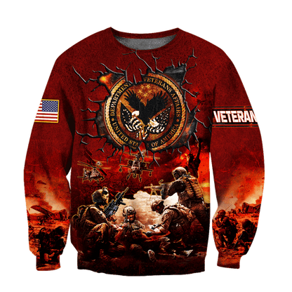 U.S Veterans Unisex Hawaiia Shirts MON09082201-VET , Gifts for veterans