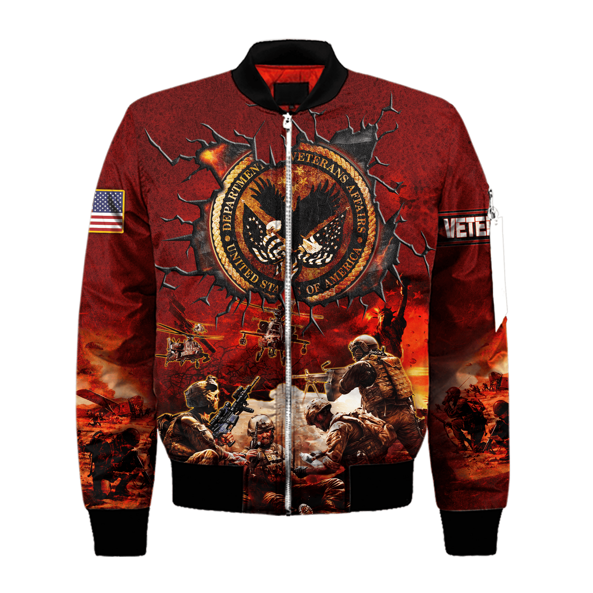 U.S Veterans Unisex Hawaiia Shirts MON09082201-VET , Gifts for veterans