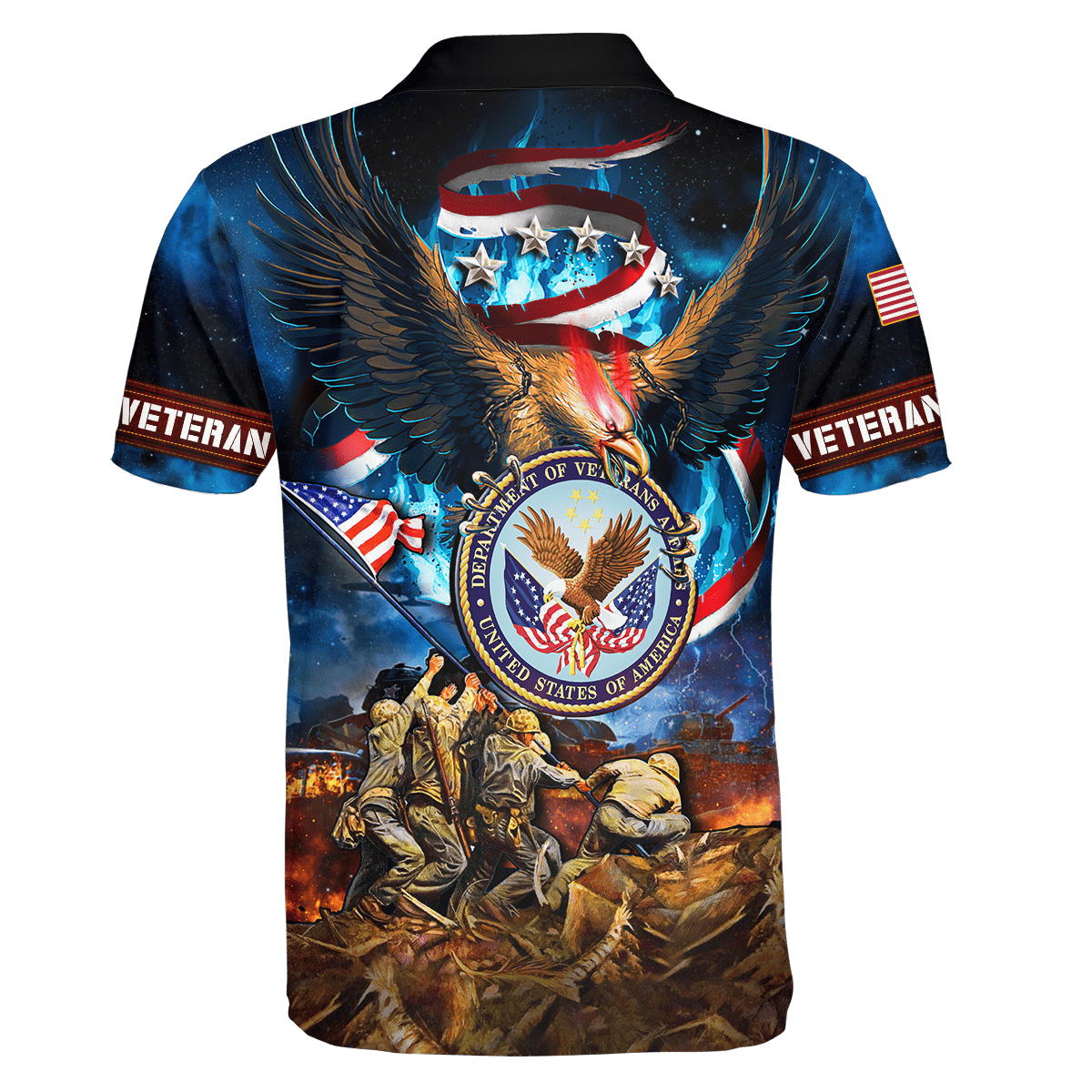 US Veteran - Eagle Honor The Fallen 3D All Over Printed Unisex Shirts MH10082202 - VET , Gifts for veterans
