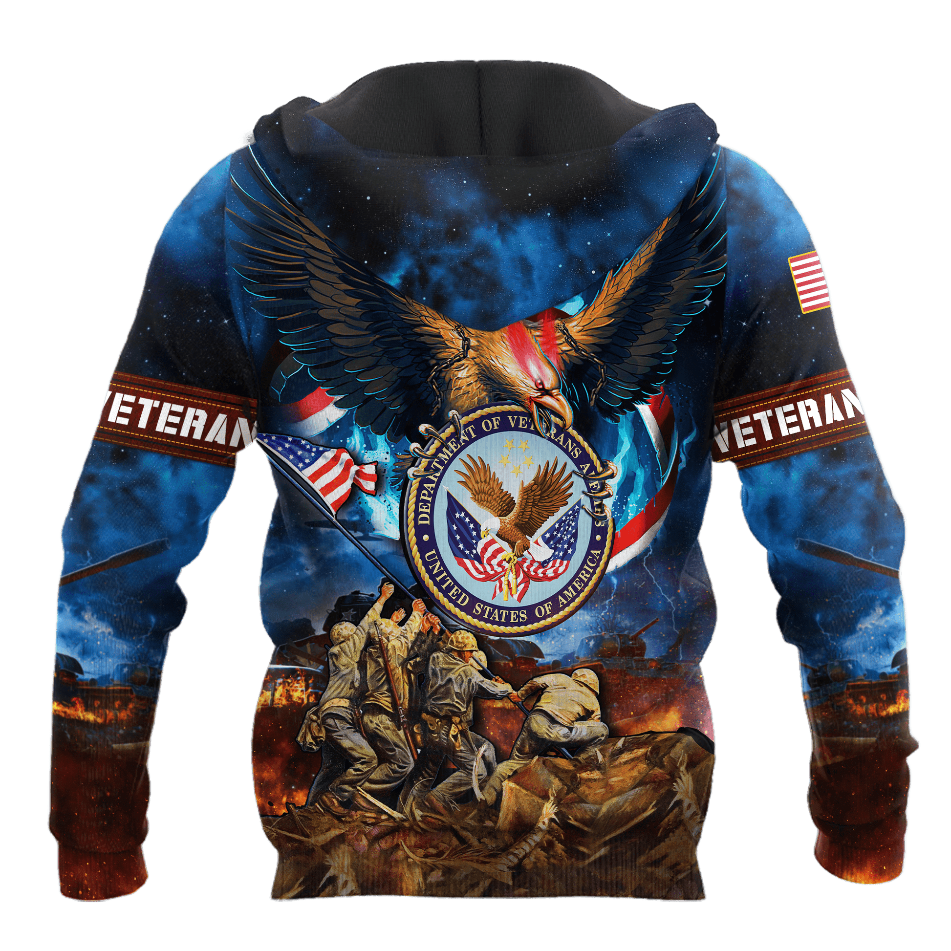 US Veteran - Eagle Honor The Fallen 3D All Over Printed Unisex Shirts MH10082202 - VET , Gifts for veterans