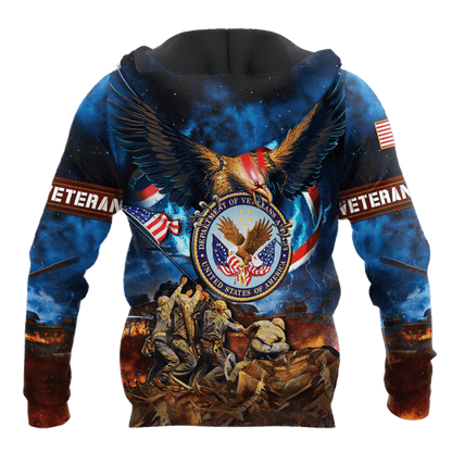 US Veteran - Eagle Honor The Fallen 3D All Over Printed Unisex Shirts MH10082202 - VET , Gifts for veterans