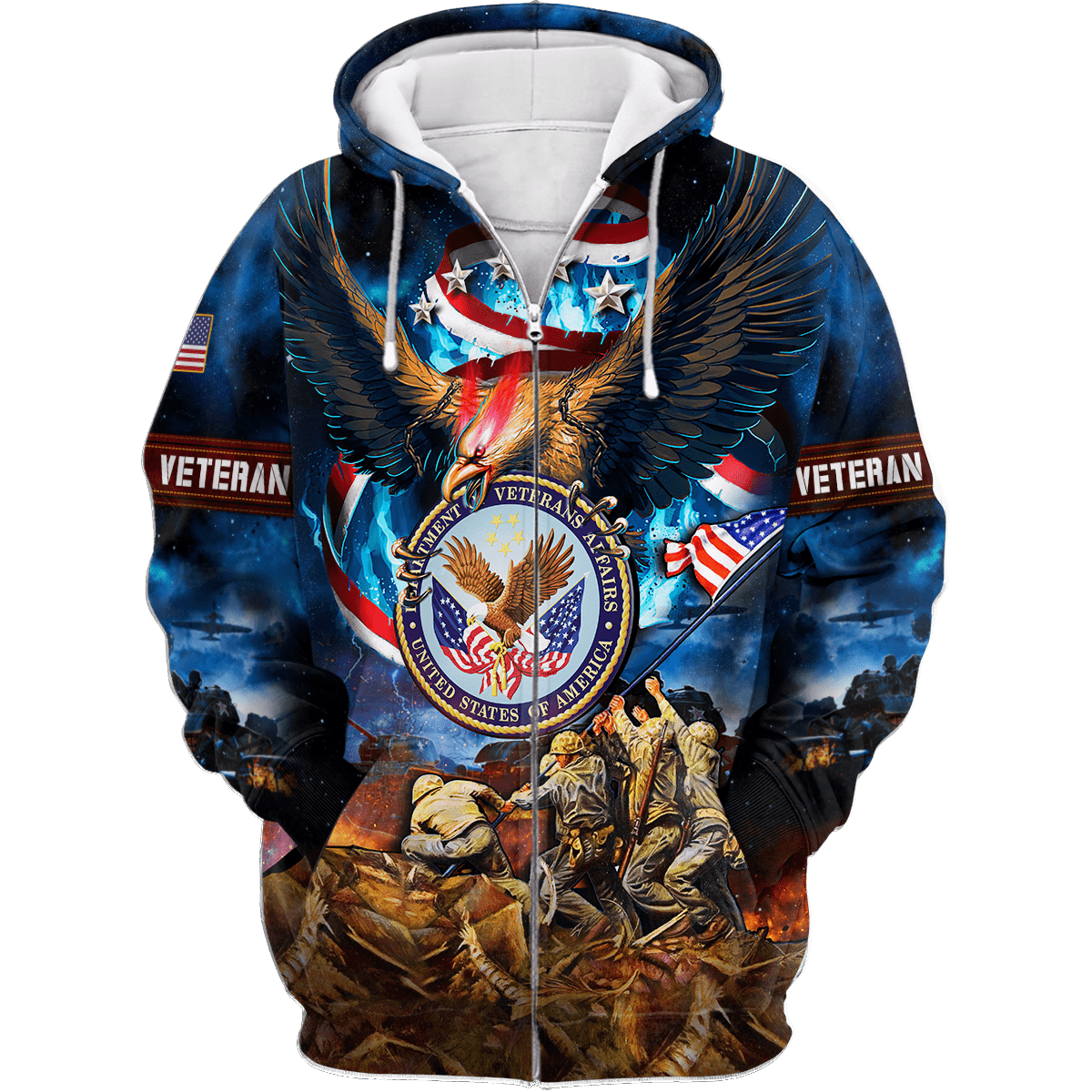 US Veteran - Eagle Honor The Fallen 3D All Over Printed Unisex Shirts MH10082202 - VET , Gifts for veterans
