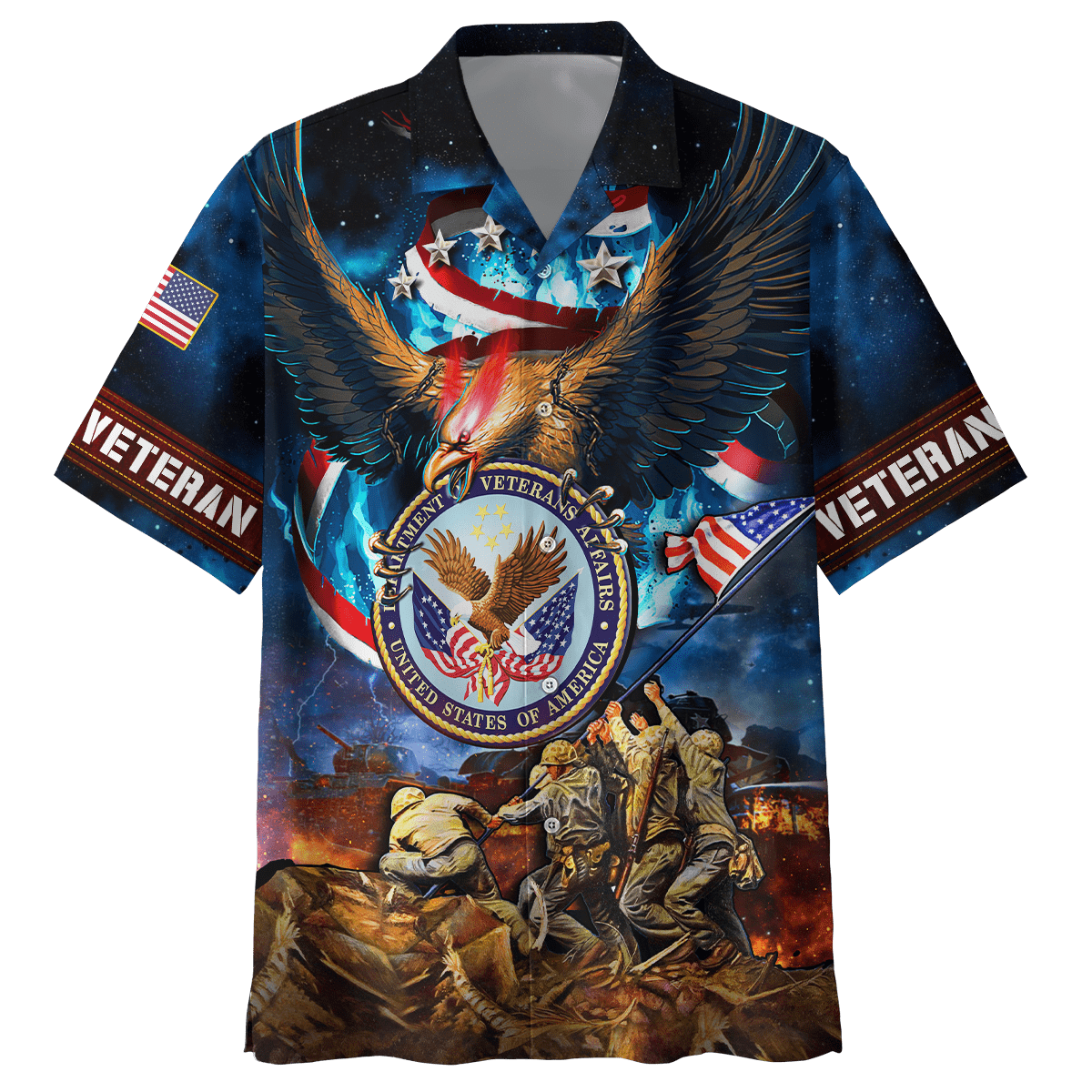 US Veteran - Eagle Honor The Fallen 3D All Over Printed Unisex Shirts MH10082202 - VET , Gifts for veterans