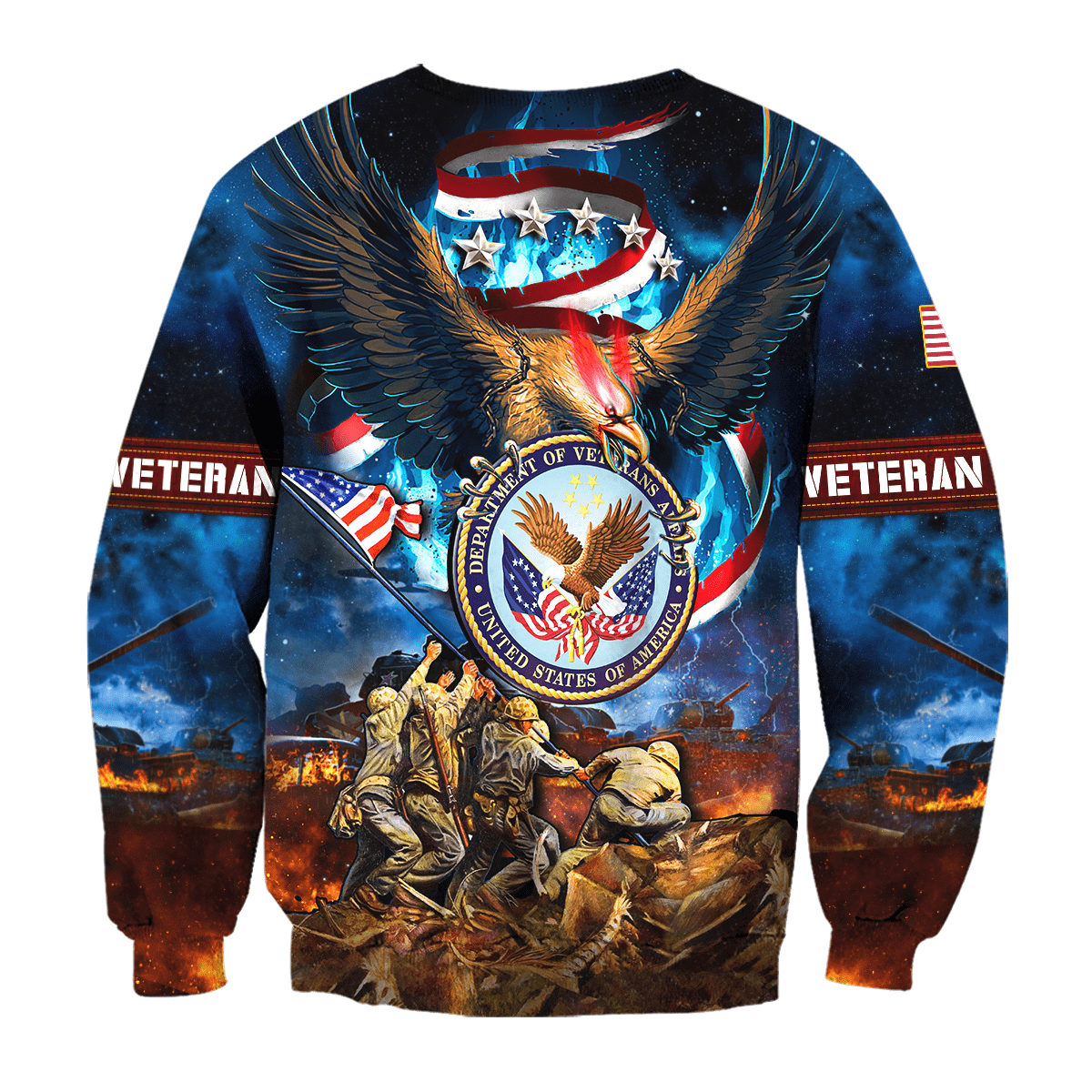 US Veteran - Eagle Honor The Fallen 3D All Over Printed Unisex Shirts MH10082202 - VET , Gifts for veterans