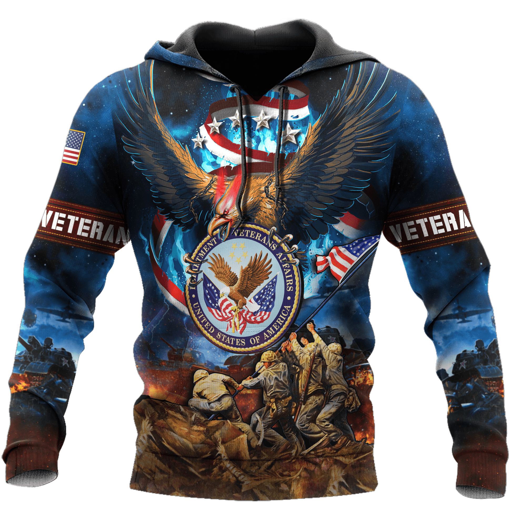 US Veteran - Eagle Honor The Fallen 3D All Over Printed Unisex Shirts MH10082202 - VET , Gifts for veterans