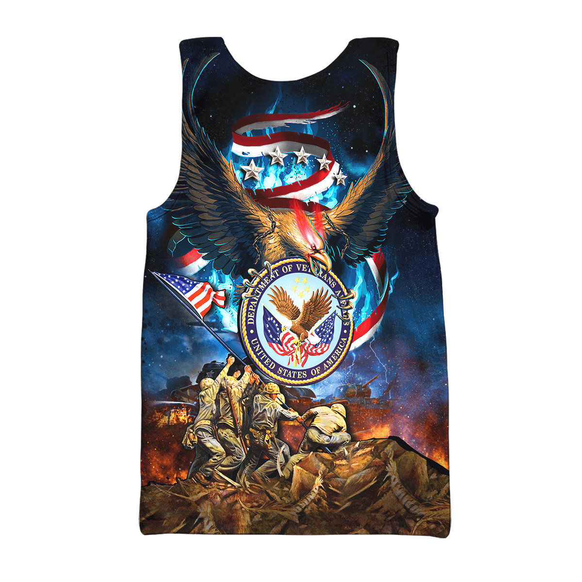 US Veteran - Eagle Honor The Fallen 3D All Over Printed Unisex Shirts MH10082202 - VET , Gifts for veterans