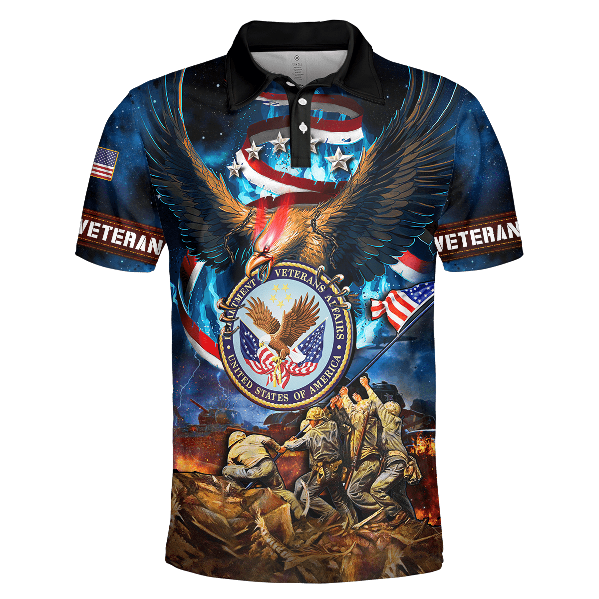 US Veteran - Eagle Honor The Fallen 3D All Over Printed Unisex Shirts MH10082202 - VET , Gifts for veterans