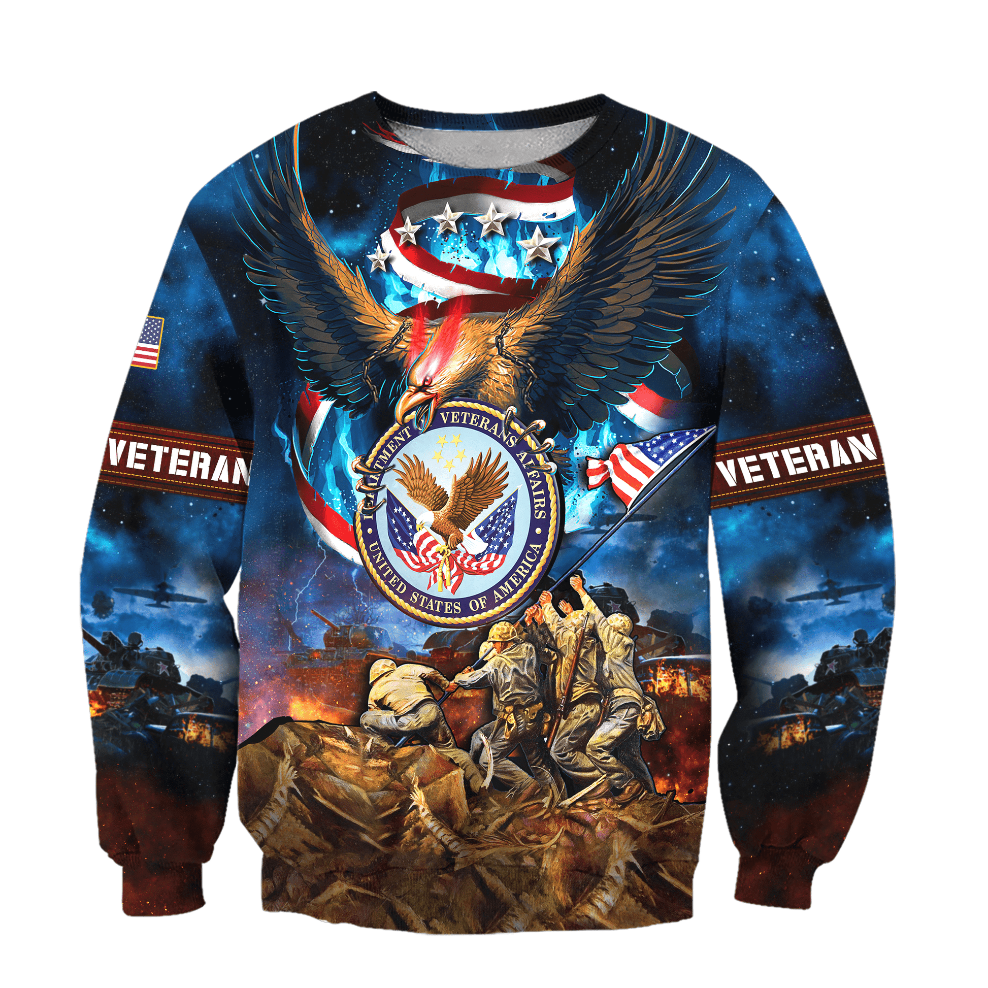 US Veteran - Eagle Honor The Fallen 3D All Over Printed Unisex Shirts MH10082202 - VET , Gifts for veterans