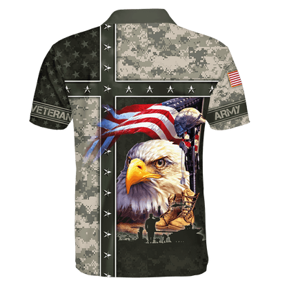 Eagle U.S Army 3D All Over Printed Unisex Shirts MH12082201 - AM , Gifts for veterans