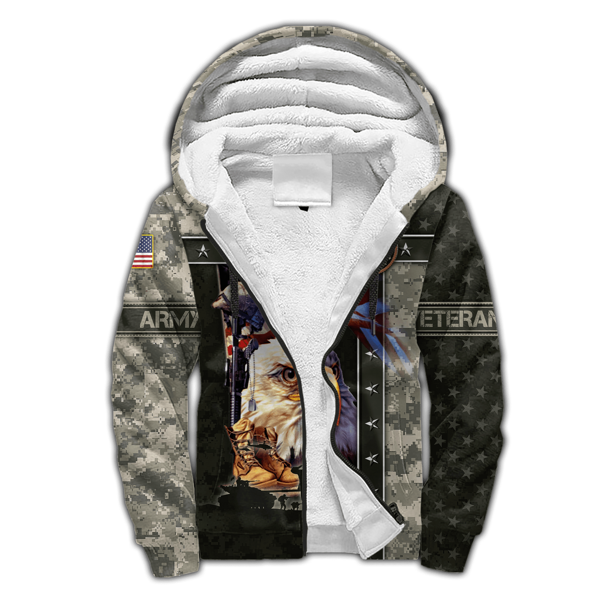 Eagle U.S Army 3D All Over Printed Unisex Shirts MH12082201 - AM , Gifts for veterans