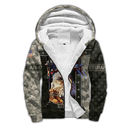 Eagle U.S Army 3D All Over Printed Unisex Shirts MH12082201 - AM , Gifts for veterans