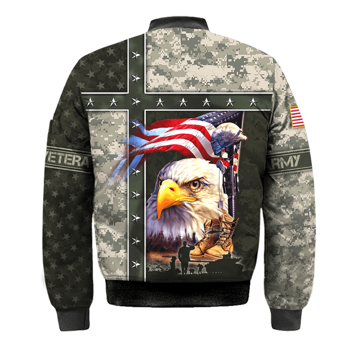 Eagle U.S Army 3D All Over Printed Unisex Shirts MH12082201 - AM , Gifts for veterans