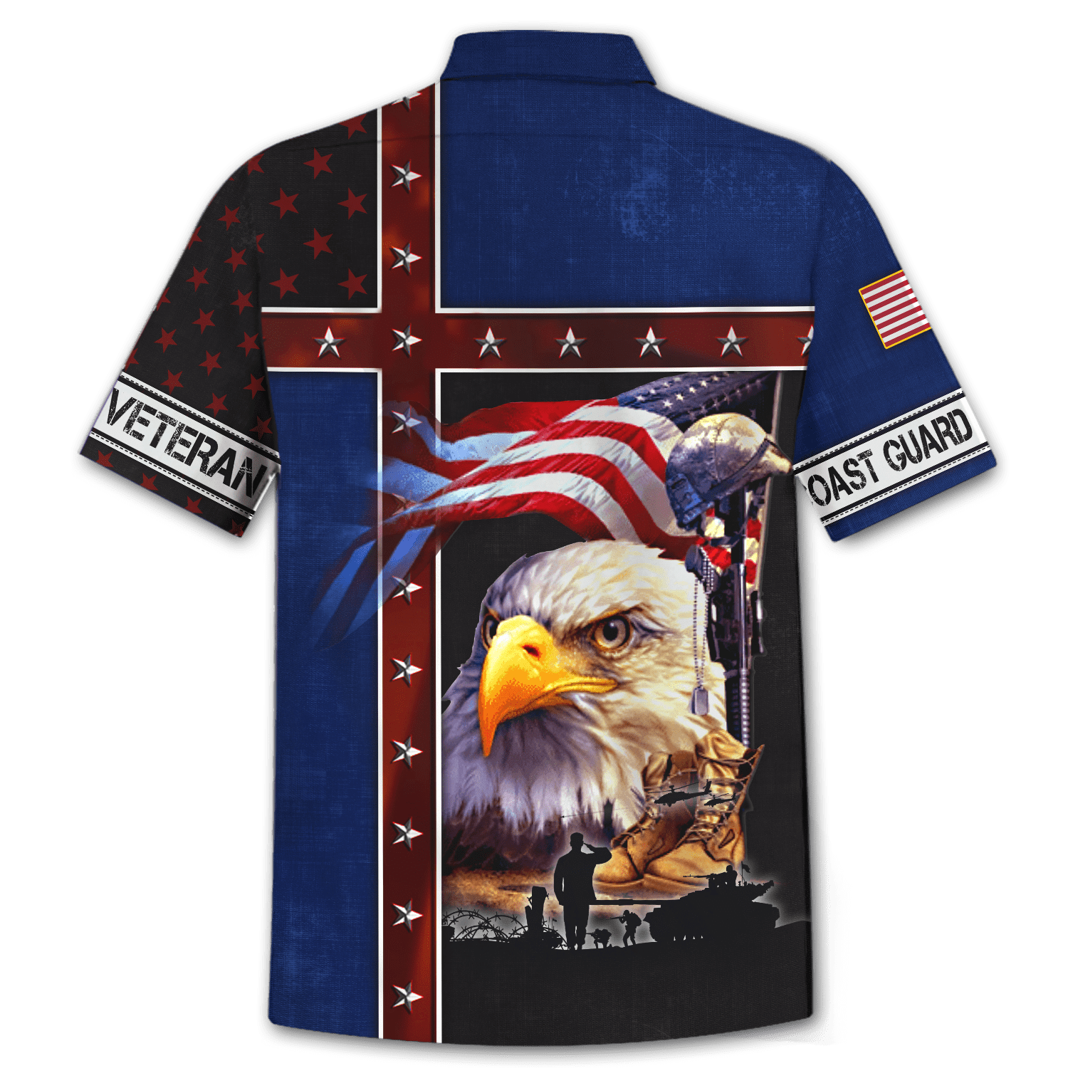Eagle US Coast Guard 3D All Over Printed Unisex Shirts MH12082201 - CG , Gifts for veterans
